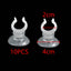 UXCELL Aquarium Clear Suction Cup Airline Tube Holders Clips Air Line Pipe Wire Holder Used Sucker Fish Tank Pump Accessories