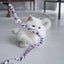 Cat Toy Feather Cat Teaser Wand Cat Interactive Toy Funny Caterpillar Colorful Rod Teaser Wand Pet Cat Supplies Cat Accessory