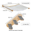 Wall Mounted Cat Climb Shelf Perch and Ladder Cat Hammock and Three Step Wood Stairway for Cats Playing and Sleeping