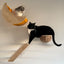 Wall Mounted Cat Climbing Wooden Shelves Cat Hammock Hanging Bed with Jumping Platform and Stairway for Kitten Playing and Rest