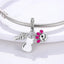 MULA 1PC Coffee Pet Moon Star Silver Plated Pendant Fit Original Snake Chain Charm Bracelet DIY Women Jewelry Gift