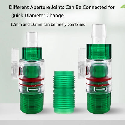 Aquarium Water Control Valve Hose Double Tap Quick Release Connector Fish Tank Filter Barrel Replace Connector acuarios 12/16mm