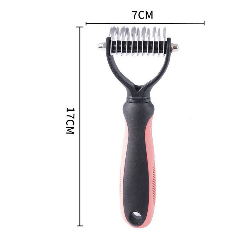 Animal Hair Brush Dog Grooming Brush Pet Hair Remover for Matted Long and Short Curly Haired Cats Pet Supplies Dog Accessories
