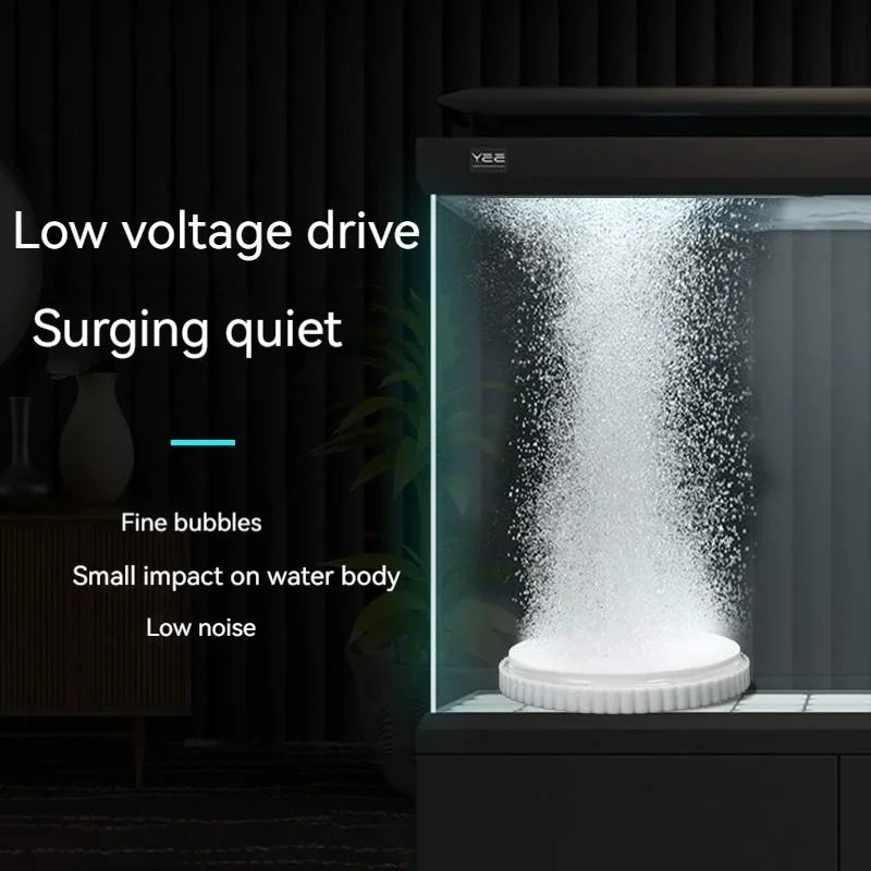 Aquarium Nano Bubble Tray Durable Non- Toxic Reusable Air Stone for Fish Tank Bubble Diffuser Oxygen Pump Accessories acuario