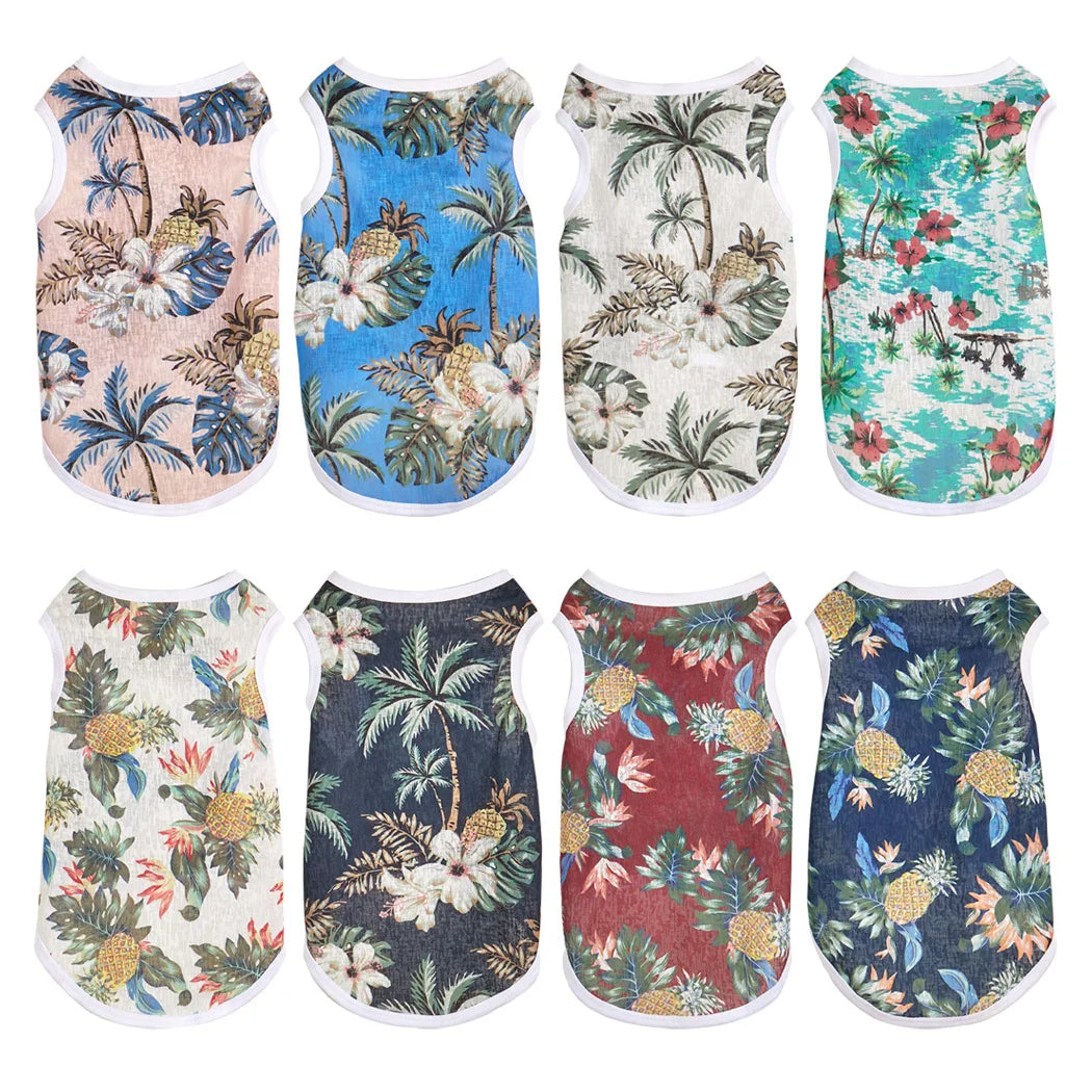 Pet Dog Clothes Clothing for Cats Summer Sphynx Cat Clothes Chihuahua Puppy Vest French Bulldog Apparel Simple Kitten Tshirt