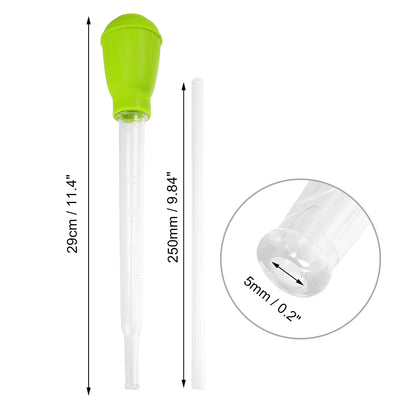 UXCELL Fish Tank Siphon Vacuum Cleaner Pet Feeding Tools Parts Set Aquarium Water Changer Lengthen Pipettes Cleaning Accessories