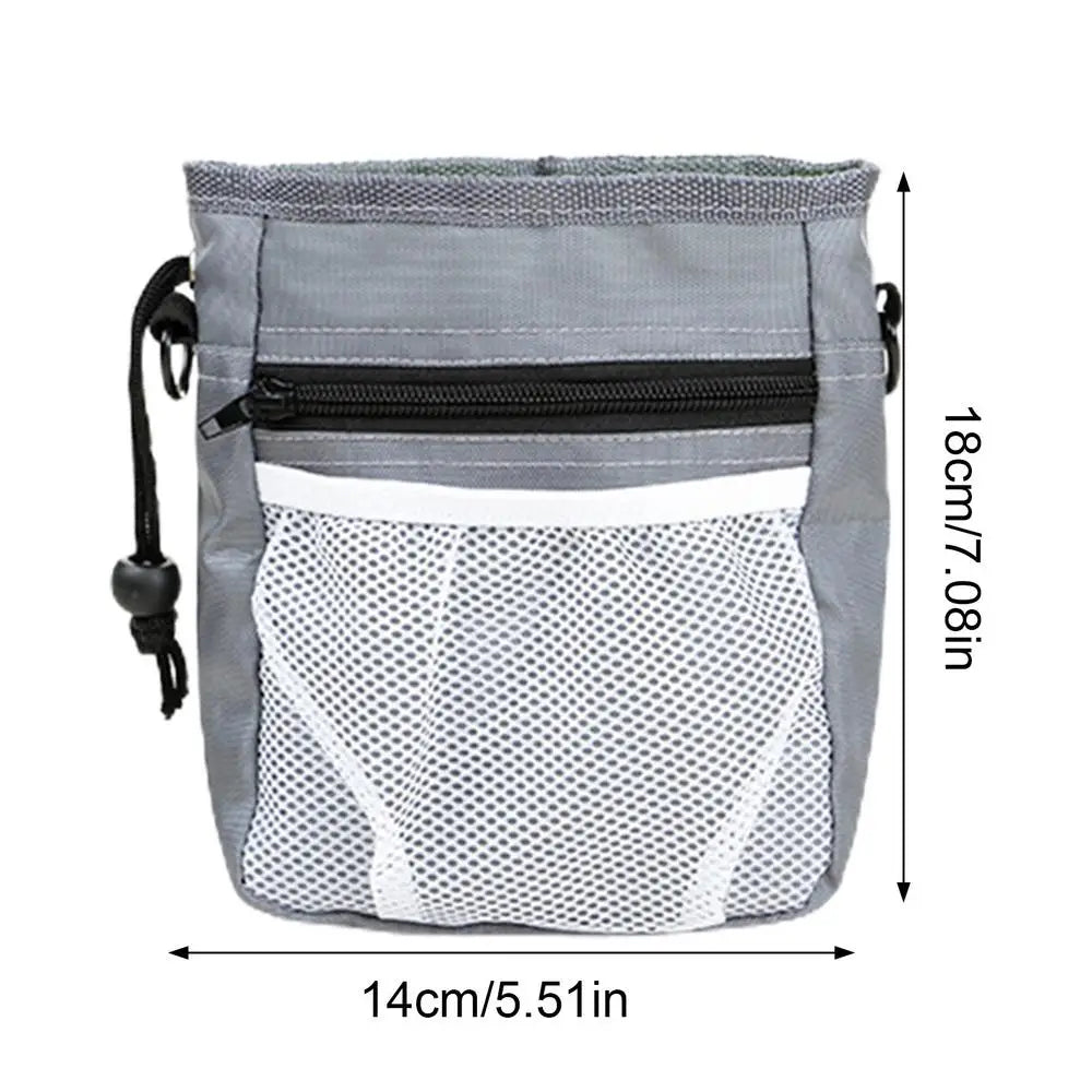 Dog Treat Bags Training Pouch Clip On Pet Treat Pouch Built-in Poop Bag Dispenser Treat Pouches For Pet Toys Kibble Treats