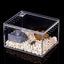Reptile Pet Breeding Box Transparent Animal Habitat Cage With Breathable Holes Water Leakproof Box For Spider Snake Lizard