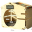 Pet natural birch hairball decoration, kennel wooden house, pet tent shed design