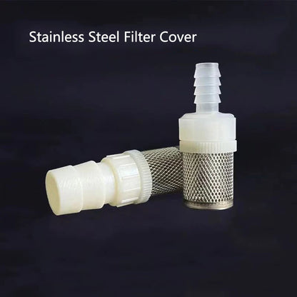 Stainless Steel Aquarium Filter Inlet Sleeve Mesh Shrimp Nets Special Shrimp Cylinder Filter Inflow Inlet Protect cessories New