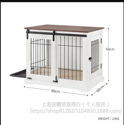 Unipaws sliding door cage high-end furniture wind pet cage medium and large dog house
