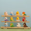 Moe Bird series building block toys assembly, table ornaments, children's educational toys, suitable for boys and girls Christma