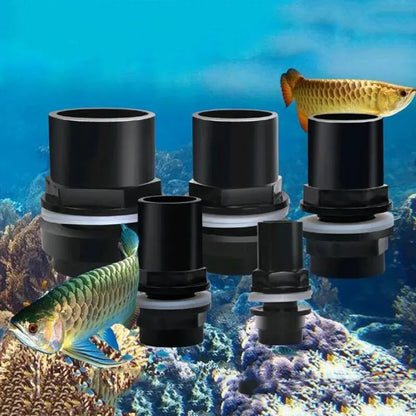 1Pcs 20-50mm Aquarium PVC Water Tube Connectors Thicken Fish Tank Pipe Drainage Connector Garden Drain Pipe Adapter Accessories