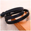 130cm Braided Leather Dog Leash Durable Dog Training Leash for Large Breed Dogs and Medium Small Dogs Walking Leash Brown Black