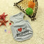 Cute Paw Printed Heart Love Design Small Dog Vest Clothes Summer Spring TShirts For Dogs Costume Puppy Dog Accessories Chihuahua