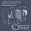 Fish Tank External Filter Box Acrylic Filter Dry and Wet Separation Small Silent External Suspend Aquarium Drip Overflow New