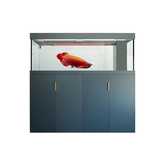 Hot Sale crystal glass aquarium fish tank commercial fish farming tank for home decoration