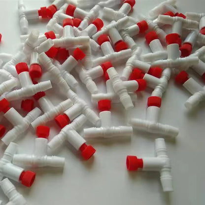 5Pcs 10mm Plastic Aquarium Connectors Three-way Fish Tank Air Water Pump Connector Control Valve Air Pipe Tube Accessory New