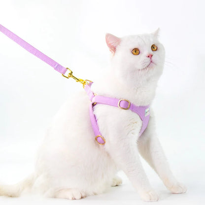 Durable Escape Proof Cat harness and leash Set, Adjustable Harness for Kitten Puppy Small Medium Large Cats Pet Accessories