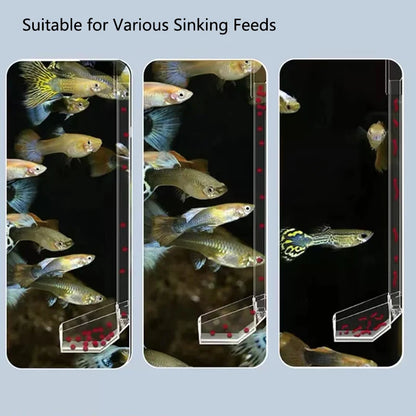 Acrylic Aquarium Feeder Tube Dish Transparent Fish Tank Shrimp Snail Shrimp Food Feeder Bowl Aquarium Feeding Accessories New