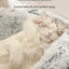 Autumn and Winter soft plush pet bed and pet bed Winter warm and cold plush comforter nest Shell cat nest semi-enclosed cat nest