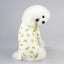 Pet Clothing Warm Cotton Dog Pajama Yellow Duck Soft Material Stretchable Dog Pajamas Onesie Pet Pjs Dogs Apparel for Small Dogs