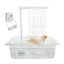 Bird Shower Box Automatic Shower Tub Multipurpose Bird Bathtub Parrot Bath Box For Pet Brids Parakeet Cleaning Supplies