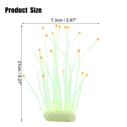 UXCELL Silicone Luminous Plants Glowing Simulation Coral Aquarium Artificial Fluorescence Deco Ornament Fish Tank Accessories
