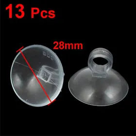 7 Pcs Universal 10mm Air Line Tubing Holder Suction Cups Clear for Aquarium Fish Tank Fish Pet Supplies Parts