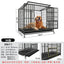 Dog Cage Small Medium Large Dog Square Tube Dog Cage Bold Iron Pet Dog Dog Cage Dog House Teddy Golden Retriever Supplies