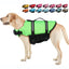 Dog Life Jacket with Reflective Stripe Adjustable High Flotation Dog Life Vest Ripstop Dog Lifesaver Pet Life Preserver Swimsuit