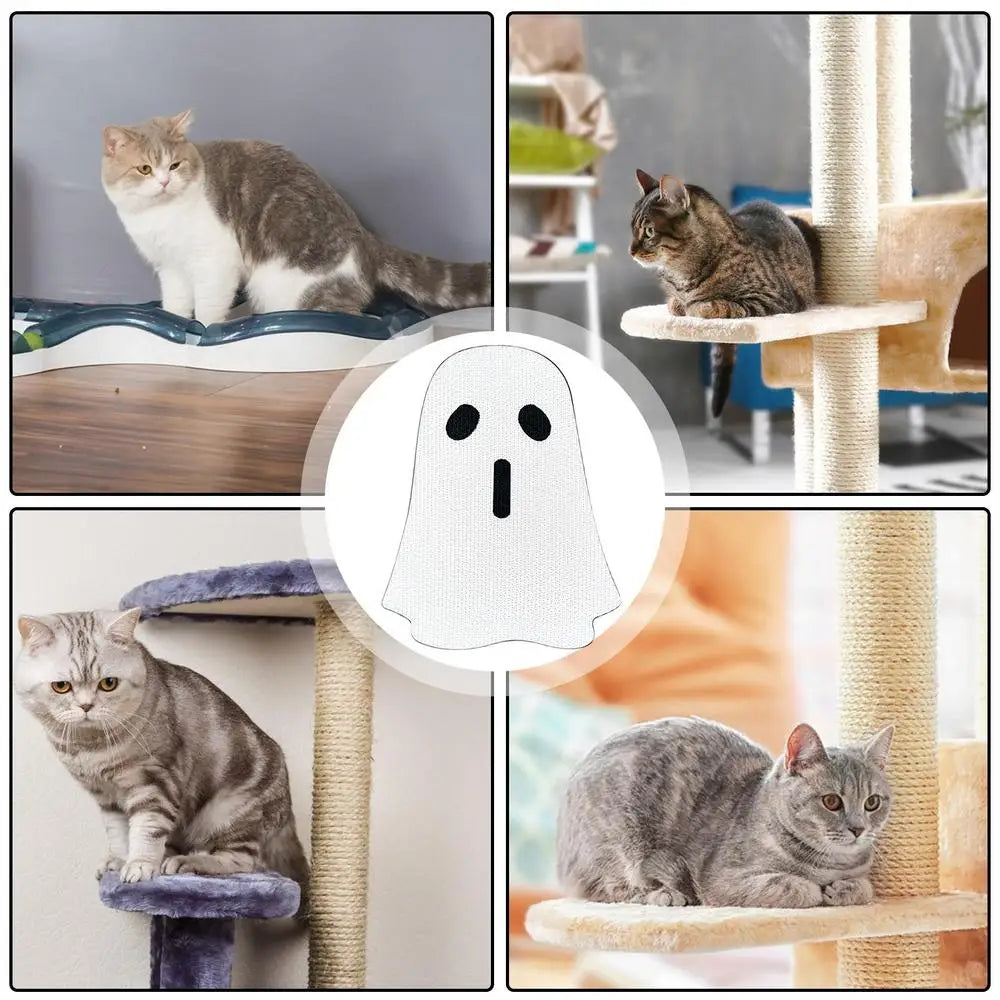 Scratching Pad For Indoor Cats Scratching Mat Corrugated Paper Wall Scratchers Pet Supplies Panda Cactus Football Ghost Pattern