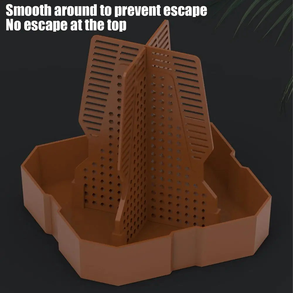 Reptile Food Dish Bowl Mealworm Bowl For Chameleon Mutual Inserting Prey Dish Lizard Gecko Pet Bowl Mealworms Bowls For Leopard