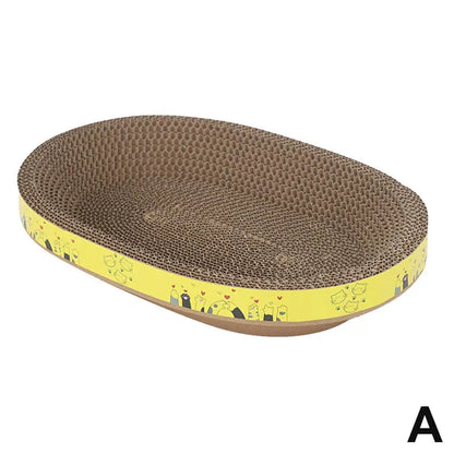 Bowl-shaped Crumb-free Corrugated Paper Cat Scratching Board And Cat Bed Wear-resistant Environmentally Friendly And Safe Claw