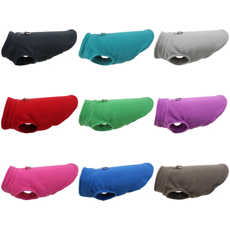 Dog Fleece Vest Chihuahua Winter Clothing For Small Dogs Warm Dachshund Dog Coat For Medium Bulldog Pitbull Maltese Dogs Jumpers