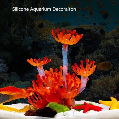 Artificial Underwater Coral  Aquarium Fish Tank Simulation Decoration Aquarium Backgrounds Plants Water Grass Accessories Home