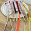 Cat Toy Cat Teaser Sticks Teasing Cats Stick Cats Toys Strips Ribbons Tassels Pet Cats Self-hi Interactive Biting Pet Supplies.