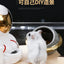 Honey squirrel ceramic food bowl hamster kettle drink device creative astronaut golden bear dodge nest prevent tipping bathtub