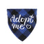 Adopt Me Dog Bandanas Plaid Dog Bandana Adjustable Dog Scarf Bibs Scarf Set for Dog Cat Pet Animals