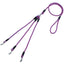 Dog Leashes 3 in 1 Nylon Pet Traction Rope 3 Way Dog Lead Leash for Three Small Dogs Cats Outdoor Walking Multiple Puppy Leash