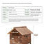 Dog Kennel Outdoor Rainproof Anti-corrosion Four Seasons Universal Dog Kennel Winter Warm Large Dog Kennel