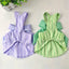 Summer Puppy Dog Skirt Dress with Buckle Sweet Stripe Pet Clothes for Small Dogs Pinscher Maltese mascotas Dresses disfraz perro