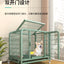 New Extra Thick Square Tube  Small Dog Cage with Toilet Indoor Family Dog House Kennel Pet Iron Cage