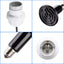 Reptile Heat Bulb Ceramic Infrared Heat Emitter Lamp Safe Durable Infrared Heater Lamp with Cable for Chicken Lizard Turtle