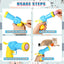 Cat Toys Interactive Launch Training Toy For Pet Kitten Creative Mini Shooting Gun Games Stretch Plush Ball Toys Pet Supplies