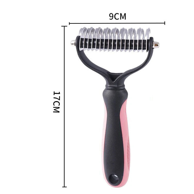 Animal Hair Brush Dog Grooming Brush Pet Hair Remover for Matted Long and Short Curly Haired Cats Pet Supplies Dog Accessories