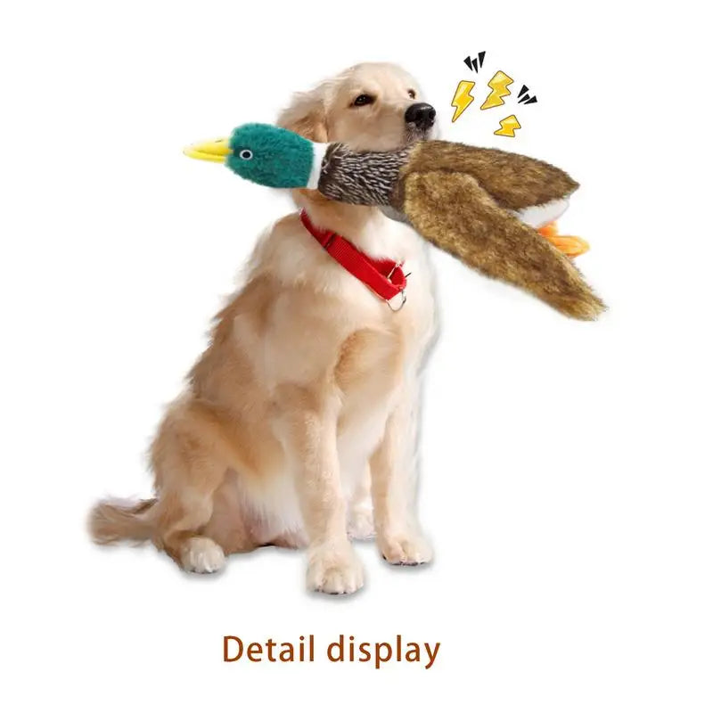 Duck Dog Toy Squeaky Cute Duck Plush for Dog Calming Chew Toy Pet Supplies for Small Medium And Large Pets Indoor Play Supports