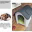 Outdoor kennel with toilet, sun protection in summer, universal in all seasons, outdoor rain-proof dog house, warm in winter, s