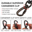 Double-headed Dog Tie Out Cable Leash ,raction rope with metal buckle steel wire anti-rust training collar,Outdoor Dogs Strap