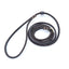 Soft Slim Genuine Leather Dog Slip Lead Control Leash for Small Dogs No Pull Pet Puppy Training Choke Collar P Chain Slip Leash